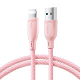 Joyroom Multi-Color Series S-A34 Câble USB-A / Lightning 3A 1m - rose