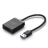 Lector de tarjetas Ugreen SD / micro SD para USB 3.0 negro (CR127 20250)