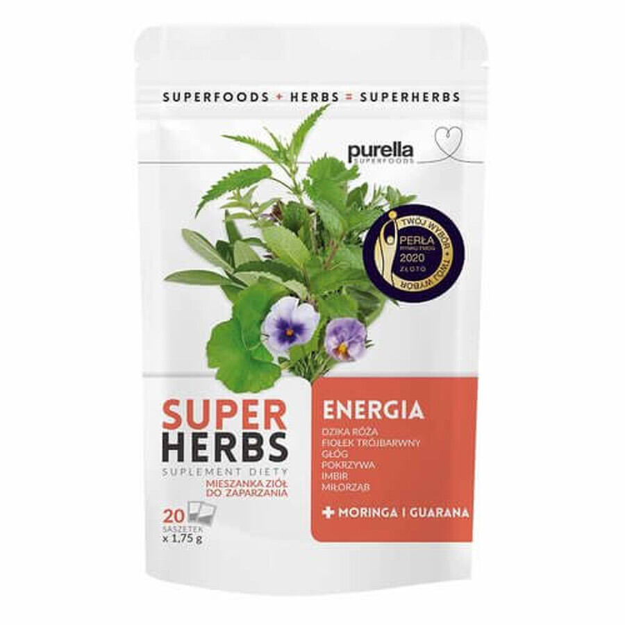 Purella Superfoods Superherbs Brewing Herb Blend Energy 35 g