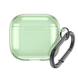 Estuche transparente para Airpods 4 - menta