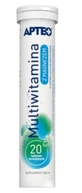 Apteo Multivitamine avec magnésium, goût orange, 20 comprimés effervescents