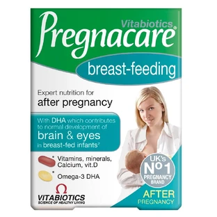 Vitabiotics Pregnacare Breast-feeding pour les mères qui allaitent, 84 comprimés/capsules