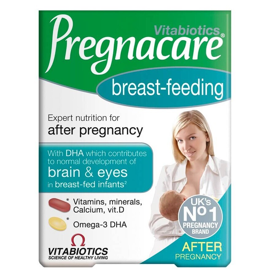 Vitabiotics Pregnacare Breast-feeding for breastfeeding moms, 84 tablets/capsules