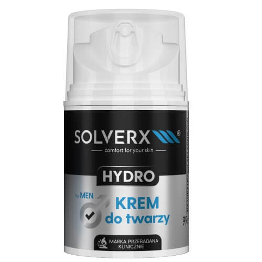 Solverx Hydro Crème Visage pour hommes, 50ml