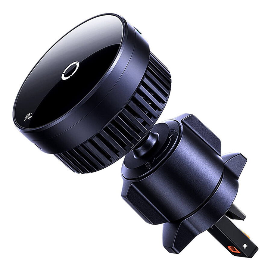 Baseus MagPro BS-CW04 Autohalterung mit Qi2.0 15W induktivem Ladegerät für Windschutzscheibengitter - schwarz