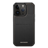Dux Ducis Rafi Custodia a portafoglio Mag con supporto 3-in-1 per iPhone 14 Pro con MagSafe e blocco RFID - nero
