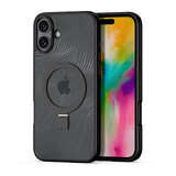 Custodia Dux Ducis Aimo Mag con MagSafe e supporto per iPhone 16 - nero