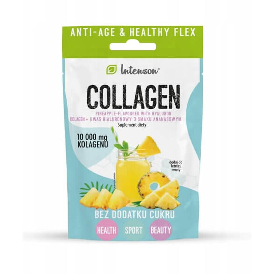 Intenson Colágeno + Ácido hialurónico sabor piña, 11,4 g