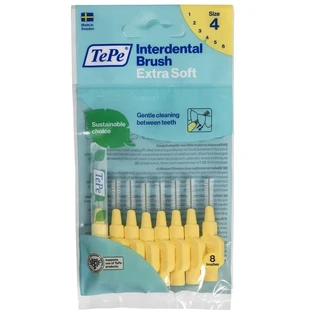 TePe, Extra Soft, Interdentalbürsten, 0,7 mm, 8 Stück