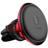 Baseus (Overseas Edition) support magnétique pour grille d'aération - rouge