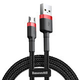 Baseus Cafule Cable CAMKLF-C91 USB-A / micro USB 1.5A 2 m - noir-rouge