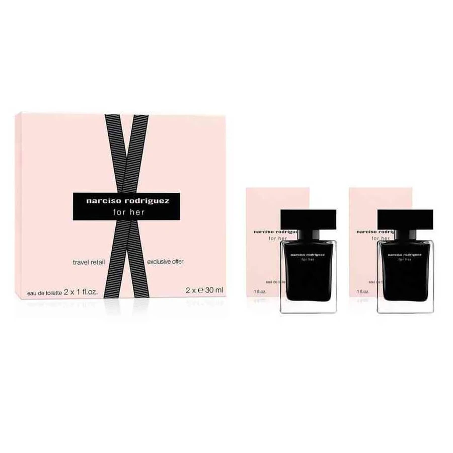 Narciso Rodriguez For Her Eau de Toilette Set, 2 x 30 ml