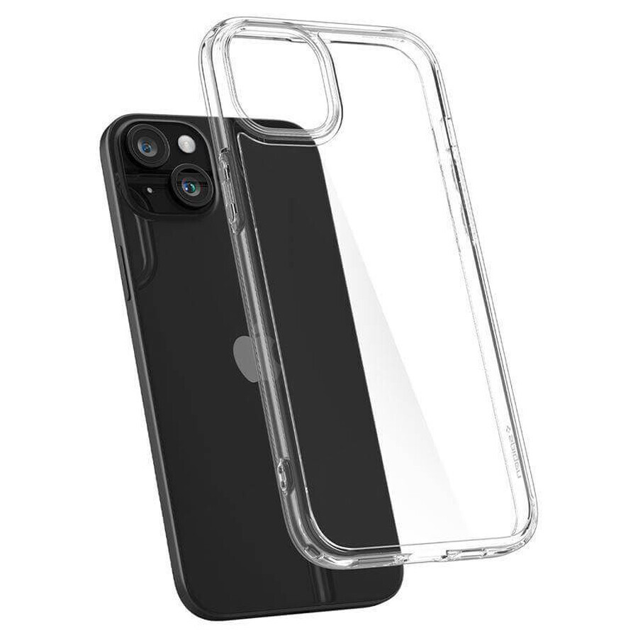 Funda Spigen Crystal Hybrid para iPhone 15 Plus - Transparente