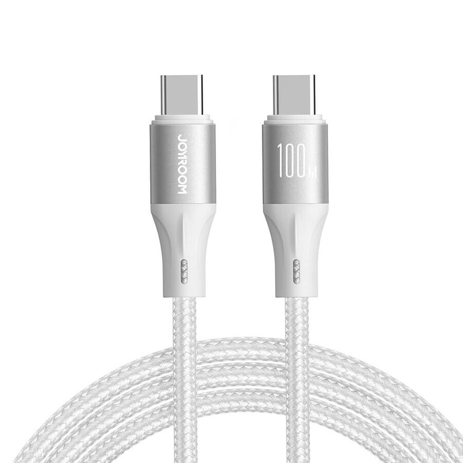 Joyroom Light-Speed Serie S-A25 USB-C / USB-C 100W Kabel 1.2m - weiß