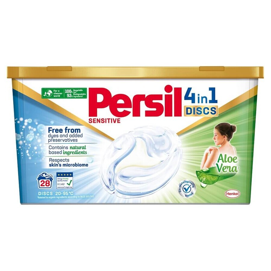 Persil Discs 4in1 Sensitive Washing Capsules, 28 pieces