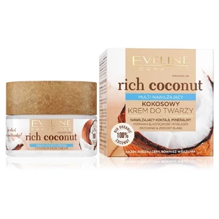 Eveline Crème hydratante pour le visage riche en noix de coco, 50 ml