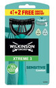Wilkinson Sword Xtreme 3 Sensitive, Maquinilla de afeitar desechable, 6 piezas
