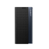 Nueva funda Sleep View para Xiaomi POCO C65 / Redmi 13C con tapa abatible - negro