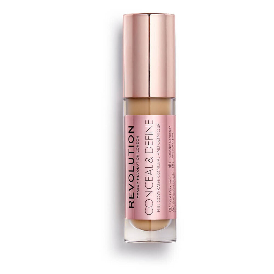 Makeup Revolution Conceal amp ; Define Concealer Correcteur pour le visage C10, 3.4 ml