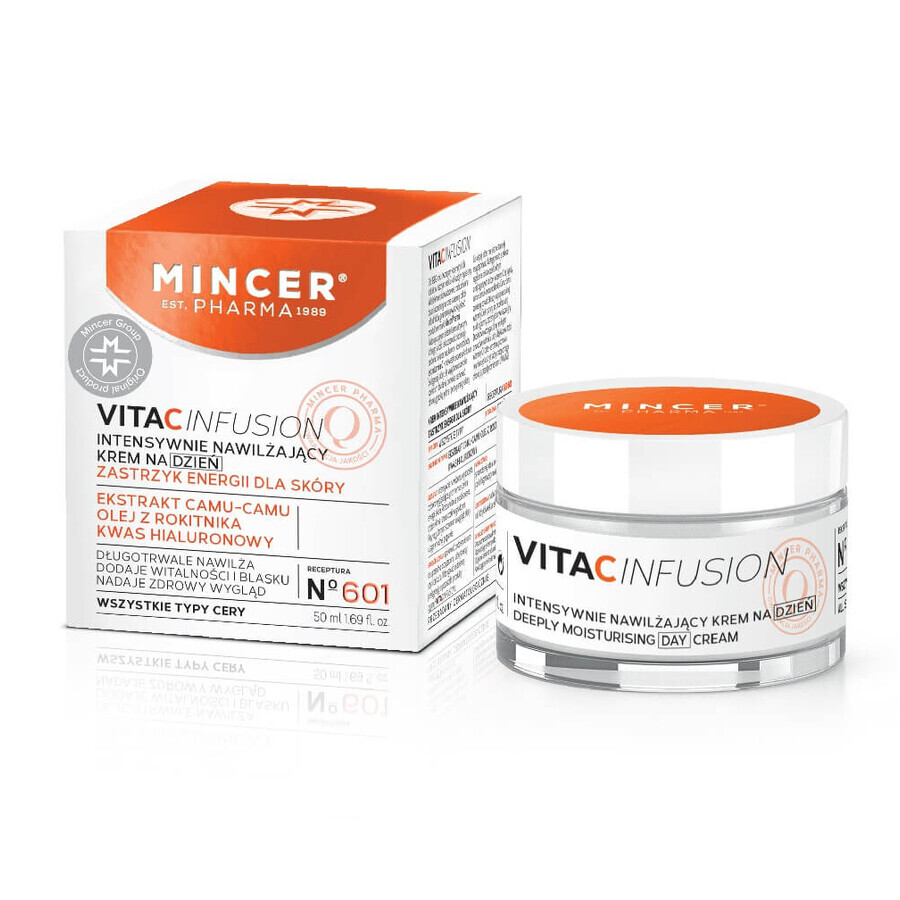 Mincer Pharma Vita C Infusion Intensive Feuchtigkeitsspendende Tagescreme Nr.601, 50 ml