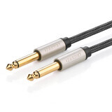 Ugreen AV128 10640 mono TS jack 6,35mm / jack 6,35mm 5m cable - gris