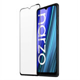 Cristal templado Dux Ducis 9D Cristal templado 9H para toda la pantalla con marco Realme Narzo 50A negro (case friendly)