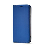 Etui magnétique pour iPhone 13 Pro Max étui porte-cartes étui porte-cartes bleu