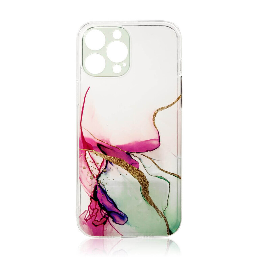 Coque Marbre pour iPhone 12 Pro gel case marble mint