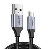 Cavo Ugreen US290 60146 USB-A / micro USB 2,4A 1m - grigio