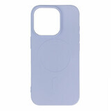Funda de silicona líquida MagSafe para iPhone 16 Pro Max - lavanda