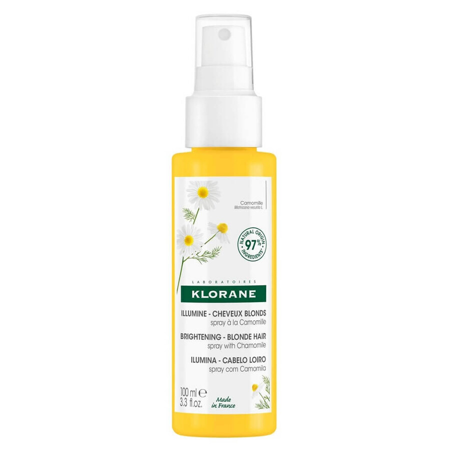 Klorane Brightening Mist Spray voor blond haar met kamille, 100 ml