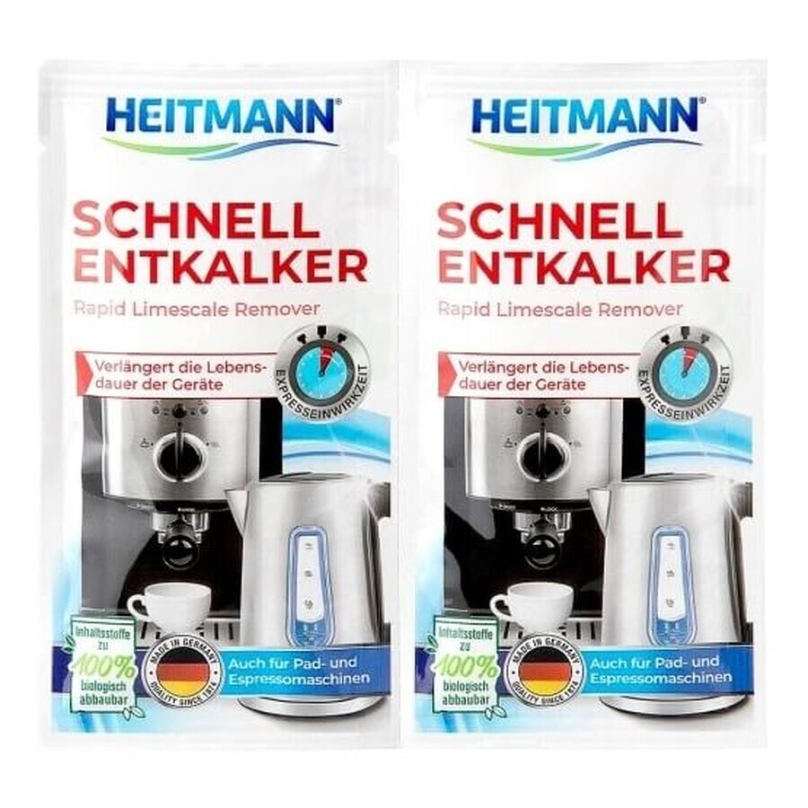 Buy Heitmann, Descaler for espresso machines, kettles, 2 x 15g Heitmann, Descaler for espresso machines, kettles, 2 x 15g