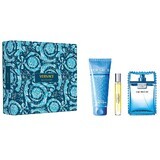 Versace Man Eau Fraiche Eau de Toilette, 100 ml + Eau de Toilette, 10 ml + Shower Gel, 150 ml