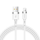 Joyroom Liquid Silicone Data Cable N2 USB-A / Lightning 2.4A 1.2m - blanc