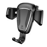 Baseus Gravity Car Mount support de grille d'aération de voiture pour téléphone 4-6 noir (SUYL-01)