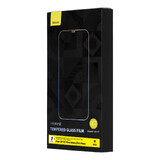 Baseus verre trempé pour iPhone 14 Plus / 13 Pro Max plein écran avec cache haut-parleur 0.4mm + kit de montage