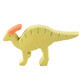 Tikiri Dinosaur Baby Parasaurolophus toy teether, 1 piece