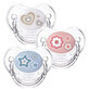 Canpol, pacifier, silicone teether, round, 6-18m, Newborn Baby 22/563, 1 piece