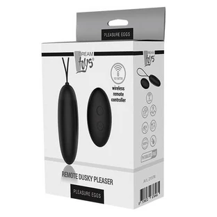 Dream Toys Pleasure Eggs Remote Dusky Huevo Placer con mando a distancia Negro