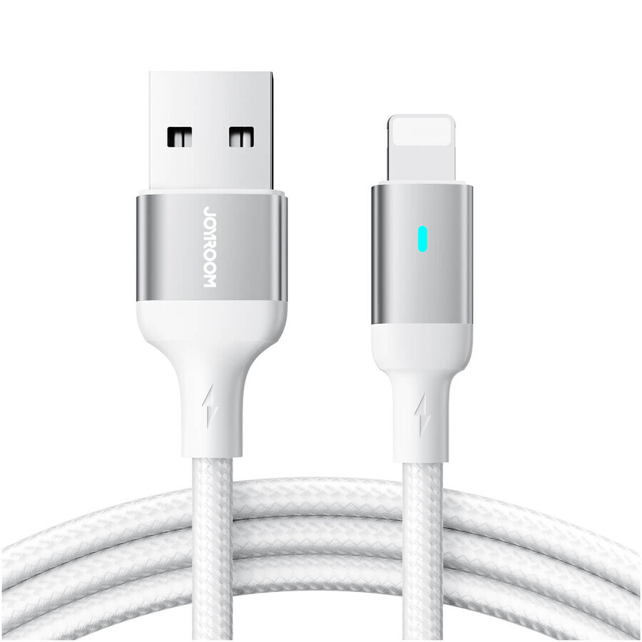 Joyroom Extraordinary Series A10 USB-A / Lightning 2.4A 1.2 m cable - white