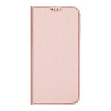 Funda Dux Ducis Skin Pro para iPhone 16 Pro Max con solapa y ranura para tarjetas - rosa