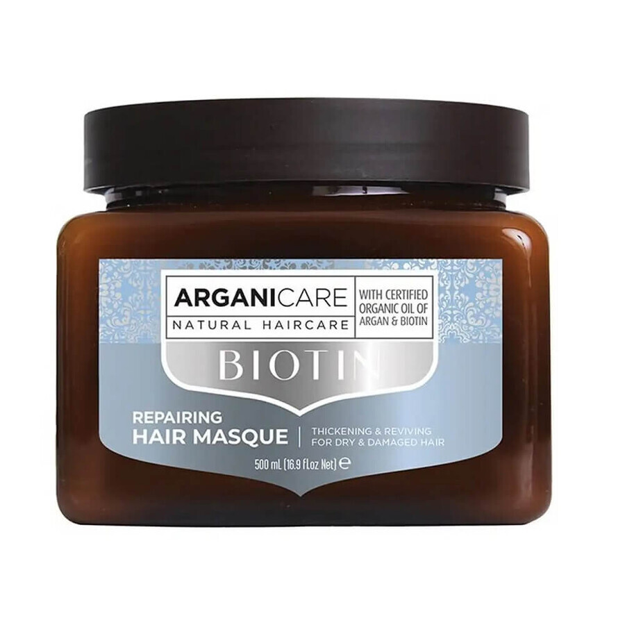 Acquista Arganicare Biotin Maschera rigenerante per capelli con biotina, 500 ml Arganicare Biotin Maschera rigenerante per capelli con biotina, 500 ml