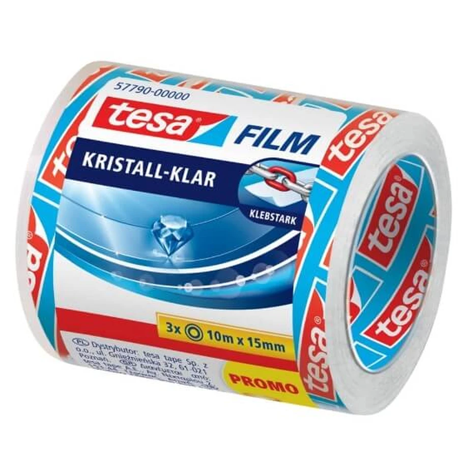 Tesa, Transparent tape 15mm x 10m, 3 pieces