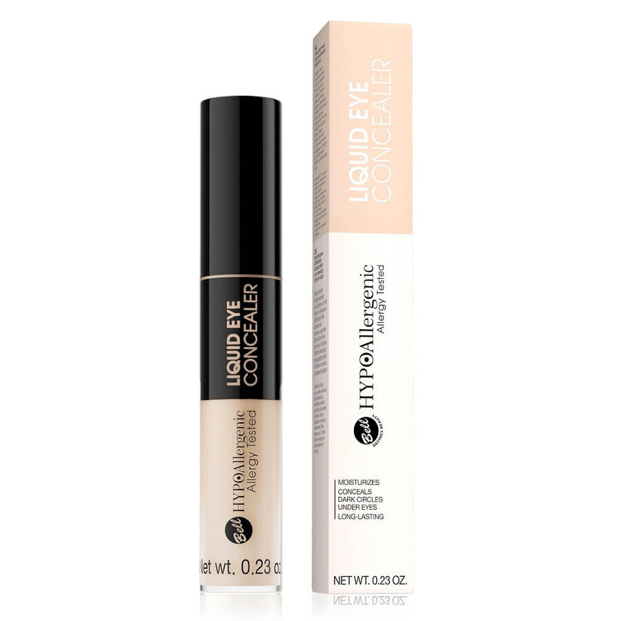 Bell HypoAllergenic Hypoallergenic Illuminating Eye Concealer 01 Natural, 6.5 g