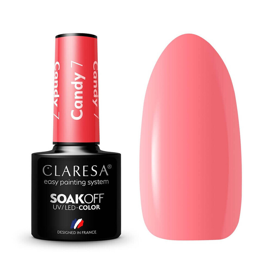 Claresa Soak Off UV/LED Candy Hybrid-Lack 7, 5 g
