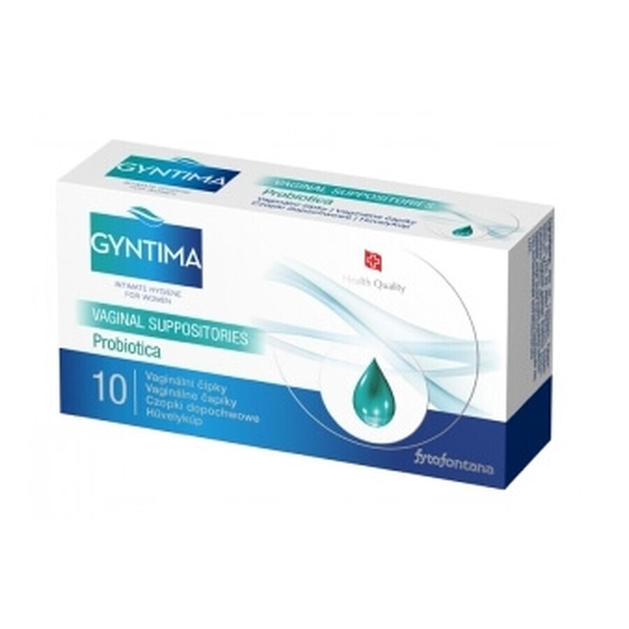 Fytofontana Gyntima, supposte vaginali, 10 supposte