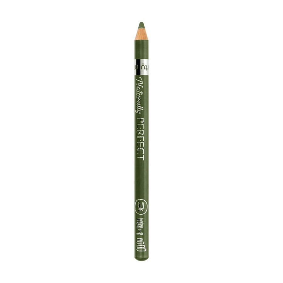 Miss Sporty Naturally Perfect Delineador de ojos resistente al agua 016 Verde metalizado, 0,78 g
