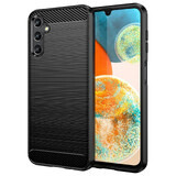 Funda de carbono Samsung Galaxy A14 5G funda de silicona flexible de carbono negro