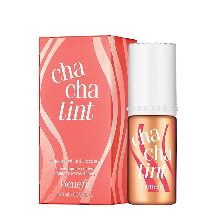 Buy Benefit Chachatint Cheek amp; Lip Stain liquid blush for lips and cheeks Mango, 6 ml Benefit Chachatint Cheek amp; Lip Stain liquid blush for lips and cheeks Mango, 6 ml