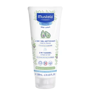 Mustela 2in1 Cleansing Gel for Children, 200 ml